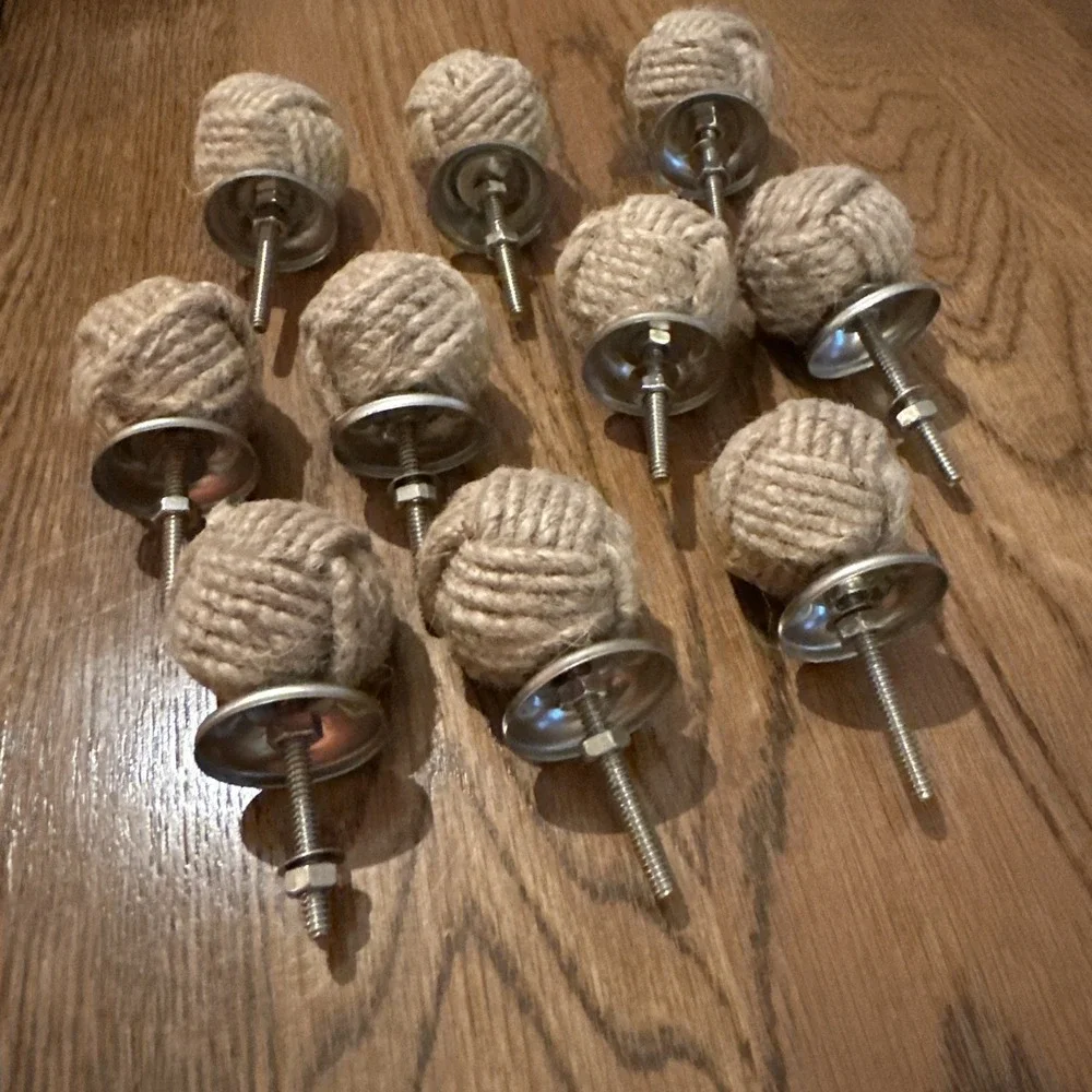 Cabinet Pull Door Handle knob Decorative Set of 10 piece Lot